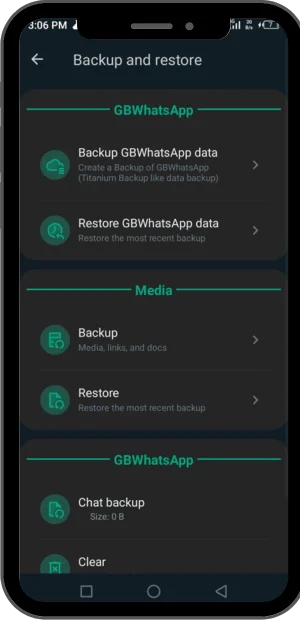 GB WhatsApp Back up