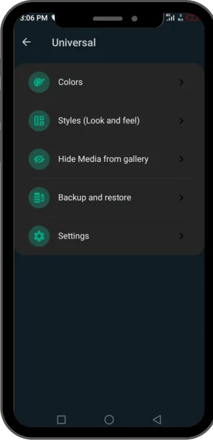 GB WhatsApp Hide Media from Gallery