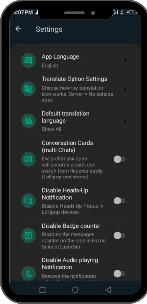 Multiple Language Support