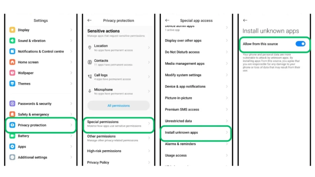GBWhatsApp Pro APK allow unknown App