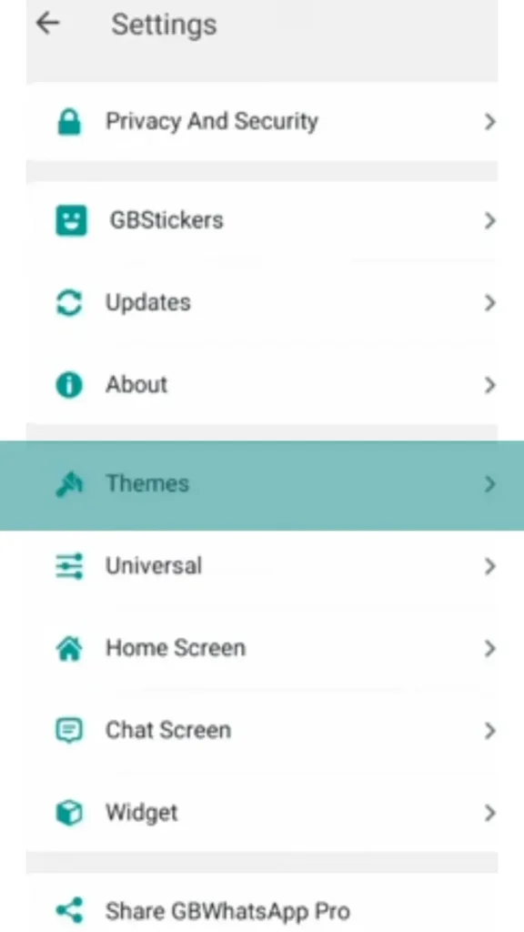 GBWhatsApp Pro Themes