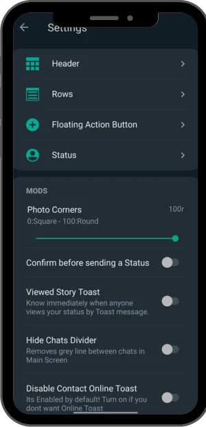 OG WhatsApp Hide Status
