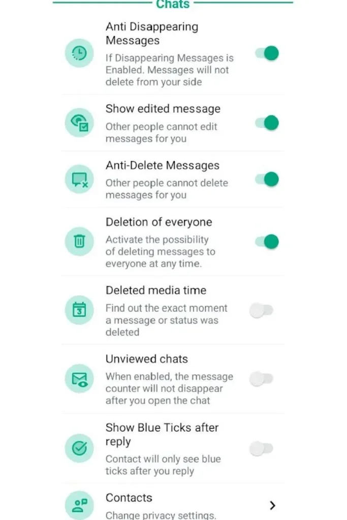 WhatsApp Plus Anti Delete Message