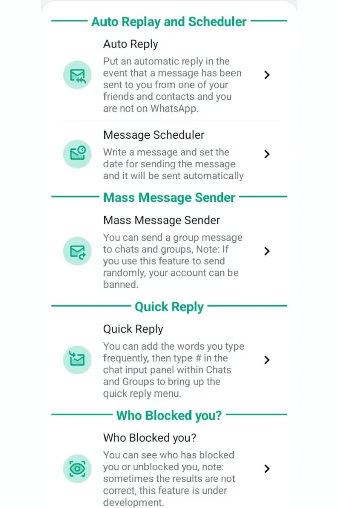 WhatsApp Plus Auto reply